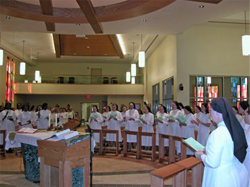 Sisters at Mass