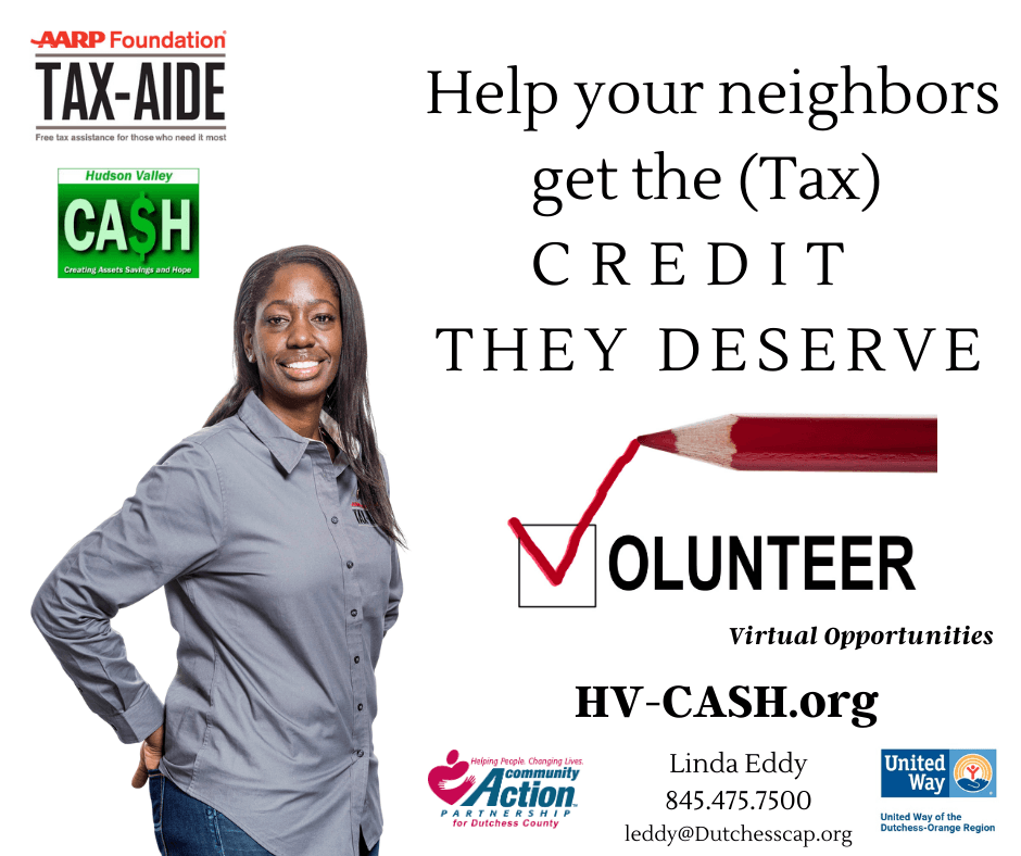 AARP Tax-Aide & Hudson Valley CA$H Coalition with Community Action