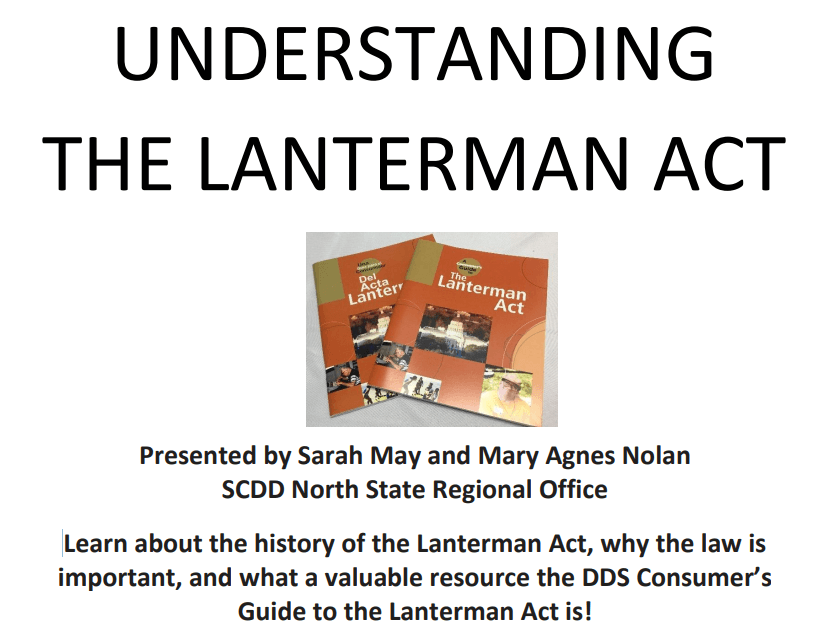 Lanterman Act