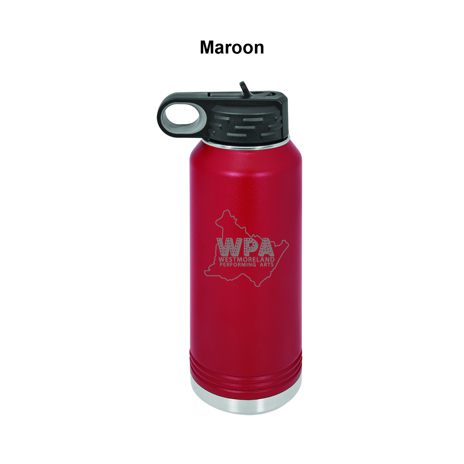 32 oz. Maroon Polar Camel Water Bottle