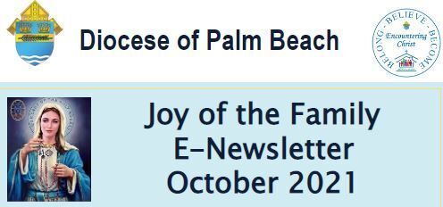 Joy of the Family e-Newsletter - October