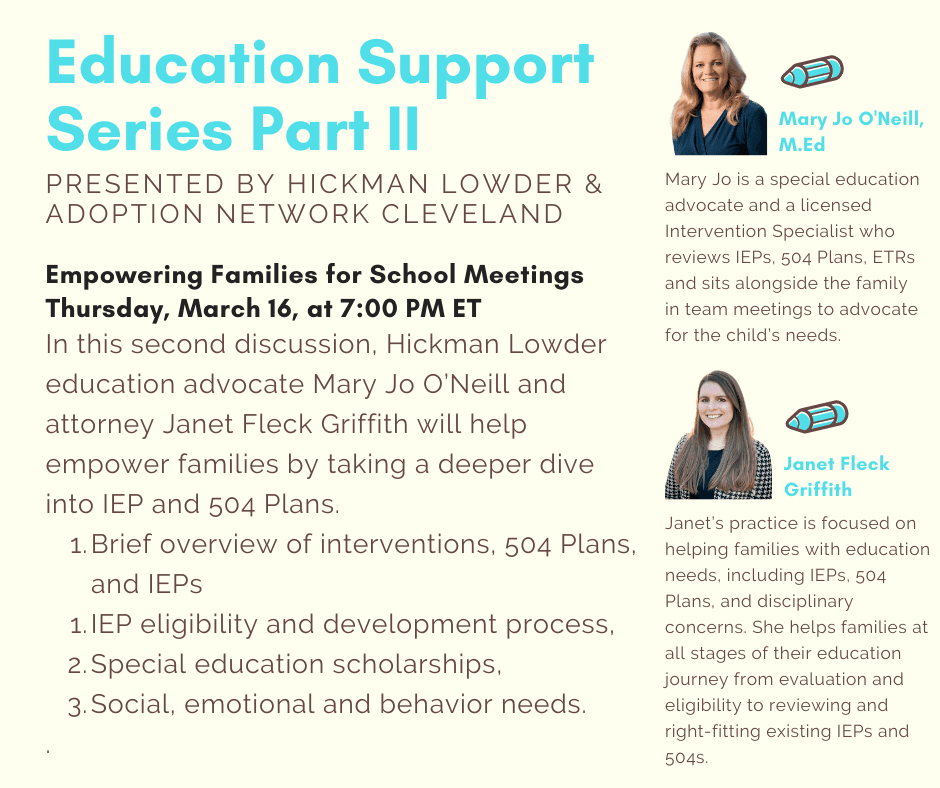 Empowering Families for School Meetings Education Series Part 2