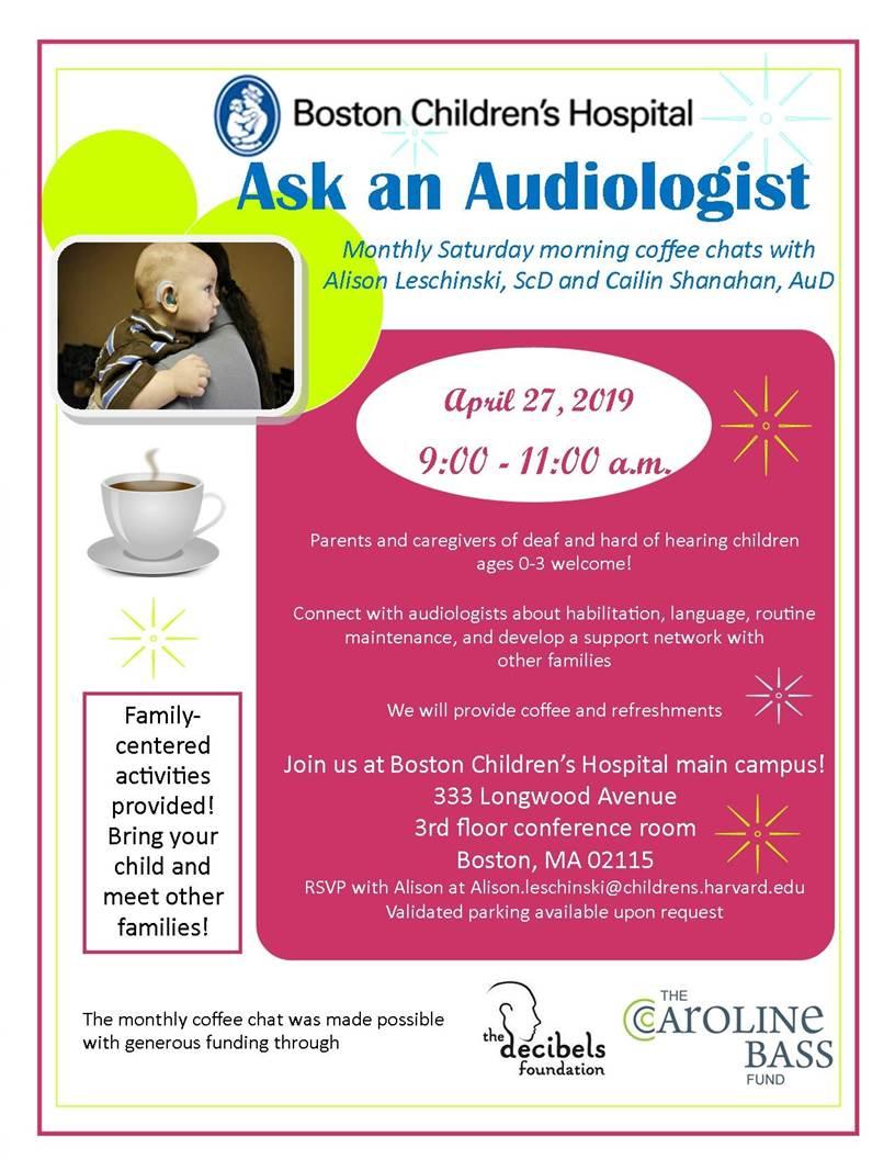 Ask an Audiologist Coffee Chat