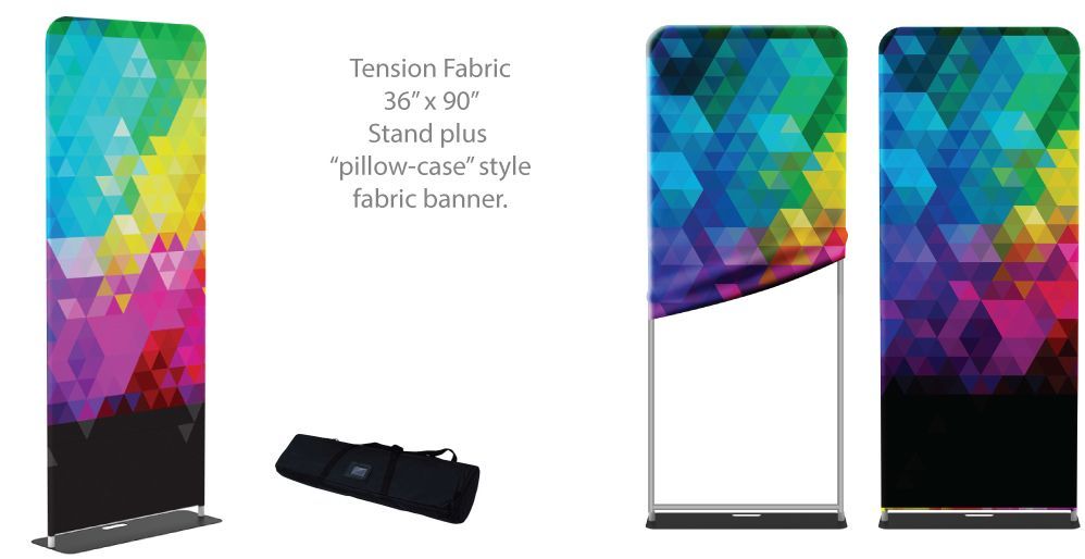 Tension Fabric Stand 36"x90"