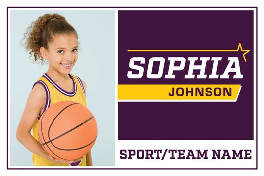 Horizontal Banner with Photo: Generic Sports