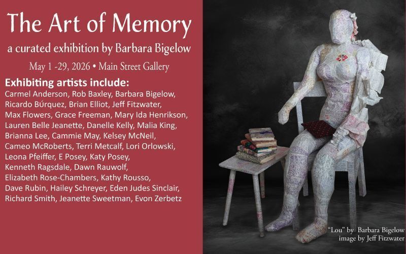 Main Street Gallery Exhibit May 1 -29