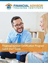 Financial Advisor Certification Program Quick Start Guide