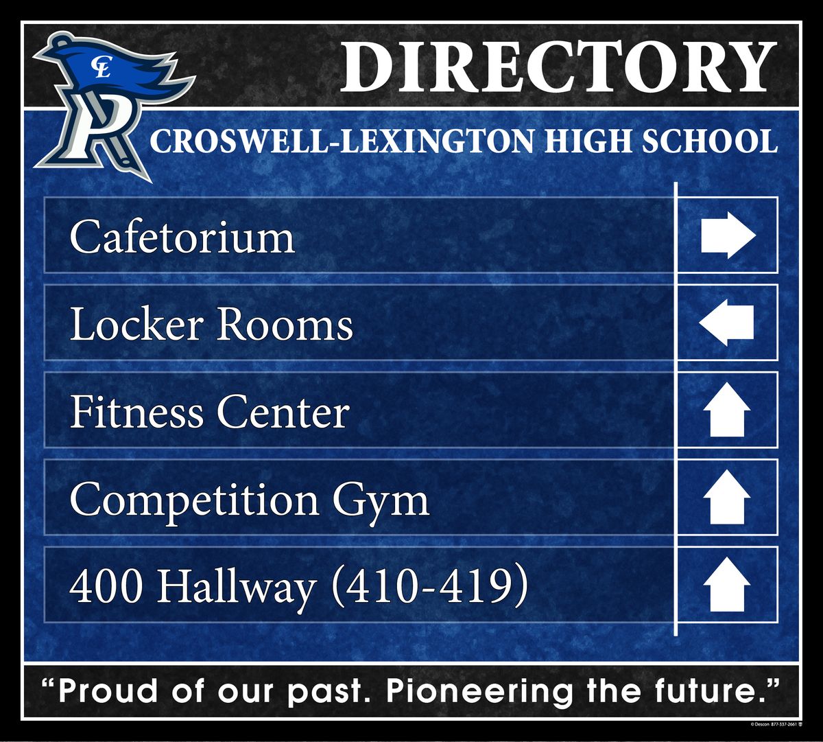 School Directory Boards Custom Signs Descon Sign Company