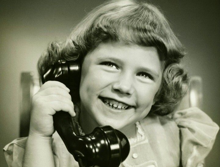 smiling girl on phone