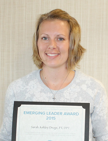 Sarah Droge recognized as an Emerging Leader in Physical Therapy