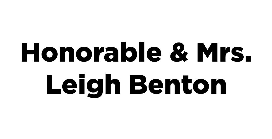 Honorable Leigh Benton