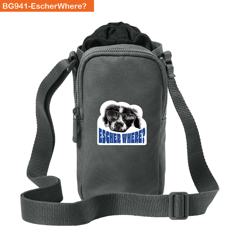 Escher Where? - Port Authority® Matte Oxford Hydration Crossbody