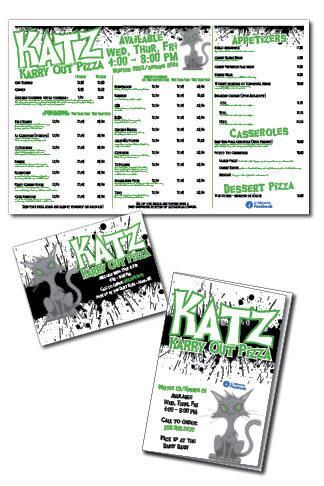 Katz Menus & Box Label