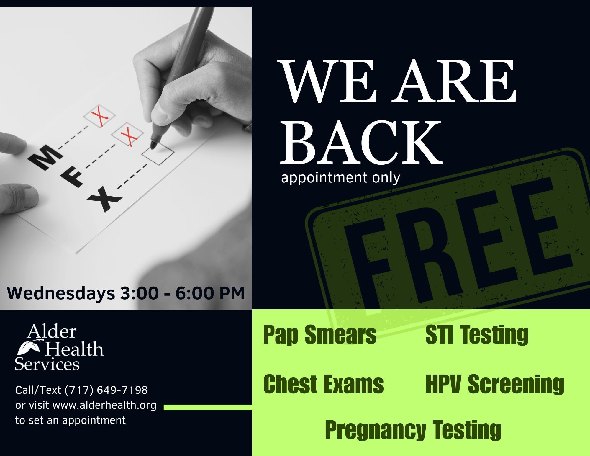 Sexual & Reproductive Health is BACK