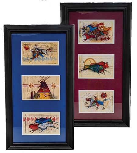 Montileaux 3 Card Framed Art