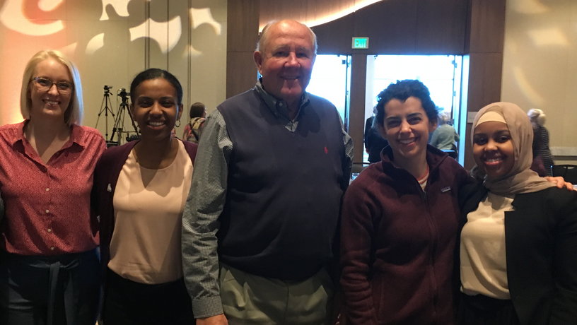 Photo Above:  From the May 2-3, 2019 PENWorks Annual Conference.  Left to right:  Karin Johnson, Ruth Gebremedhin, Lowell Kruse, Sarah Perez-Sanz, and Ebyan Abdisalam