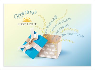 Honor of greeting card