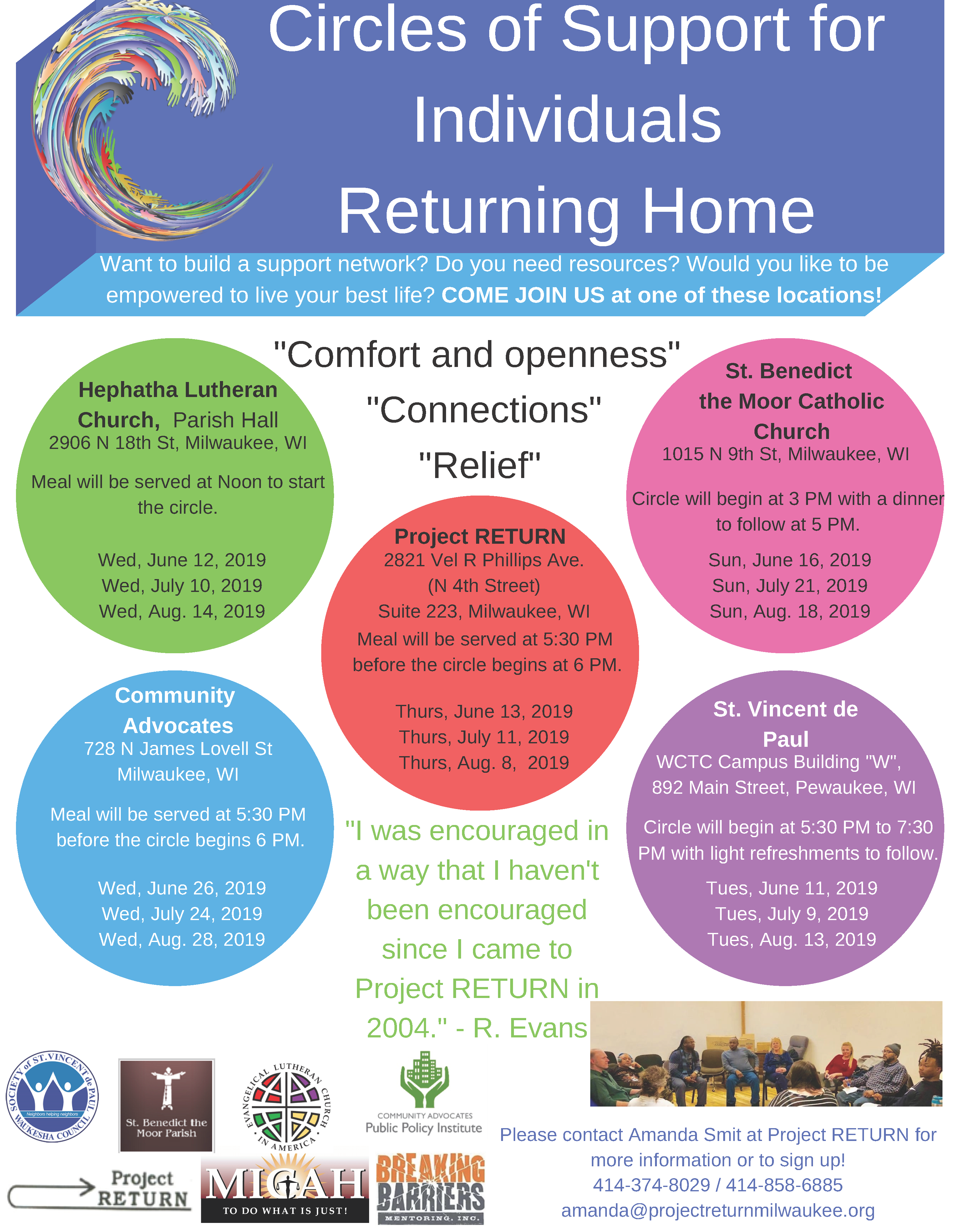Circles of Support for Men Returning From Prison