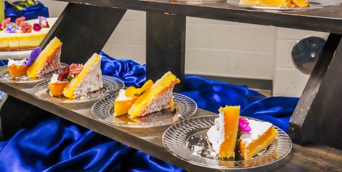 The dessert table from the 16th anniversary gala