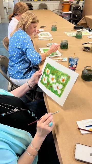 Watercolor Class Flowers