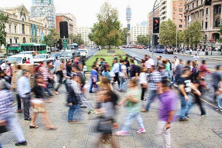 People in Crosswalk (Long Exposure)