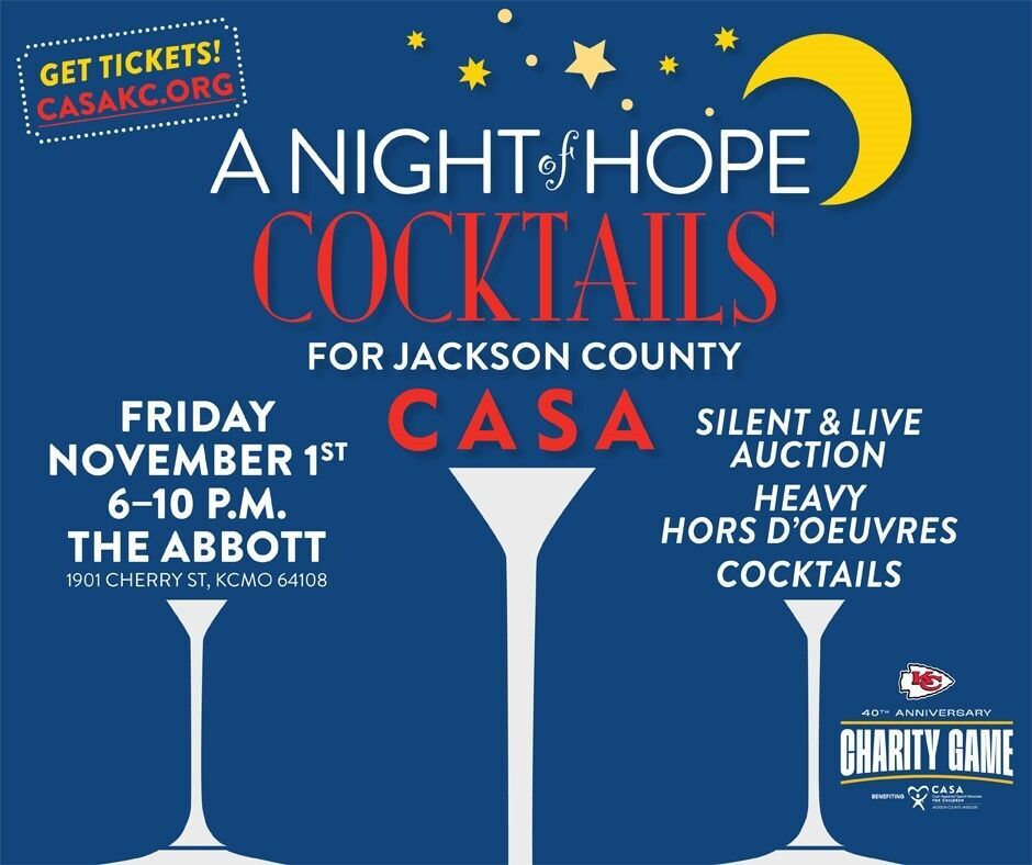 Cocktails for CASA--A Night of Hope, November 1, 2024