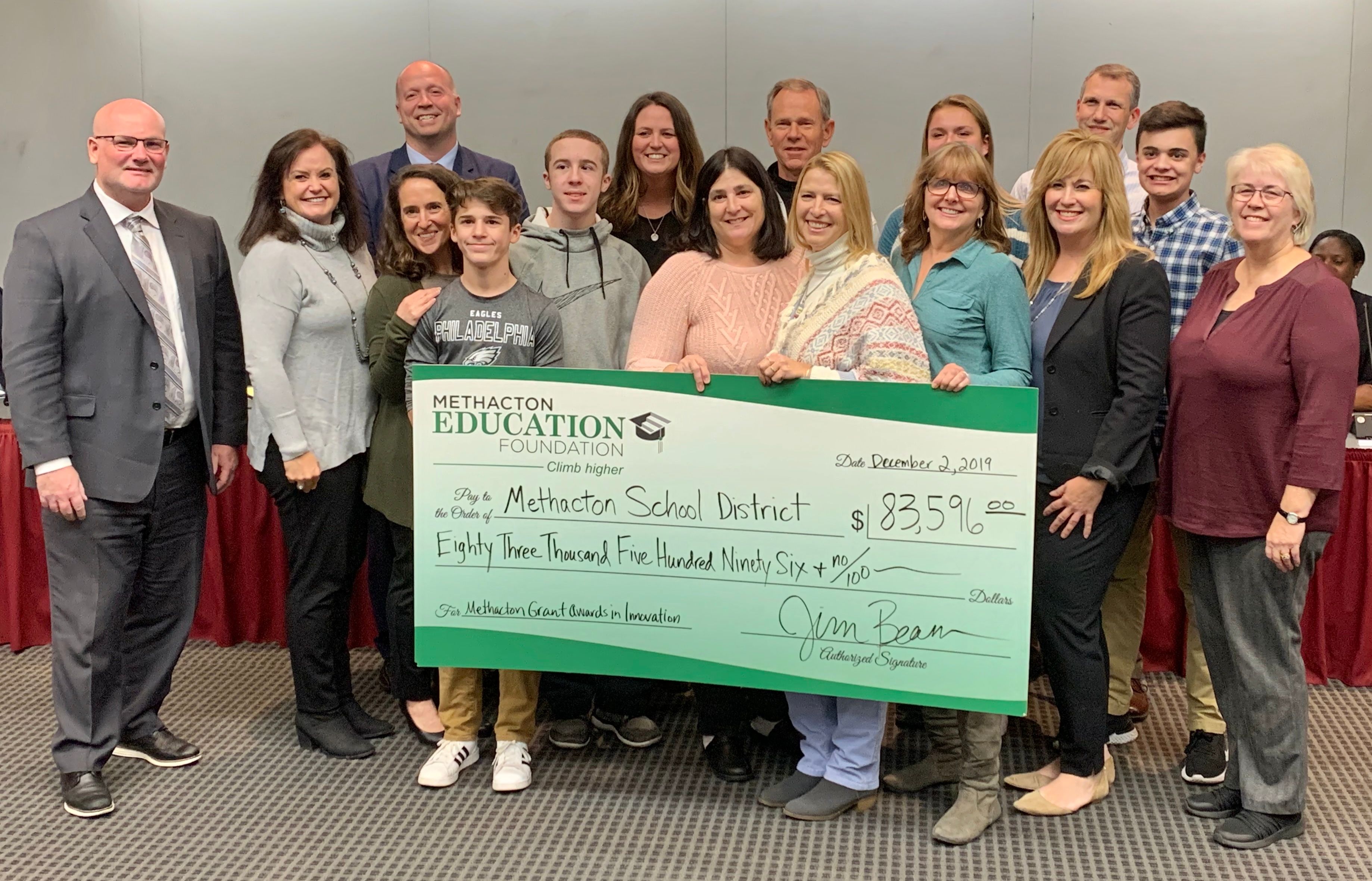 Foundation Awards $83,596 to Methacton School District