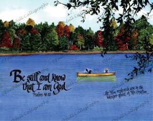 BE STILL, QUIET (Psalms, Encouragement, Faithwalk)