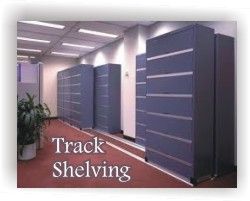 Track Shelving at Lancer Ltd. 1-800-541-2232