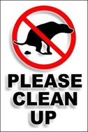 Please Clean Up (Dog Waste)