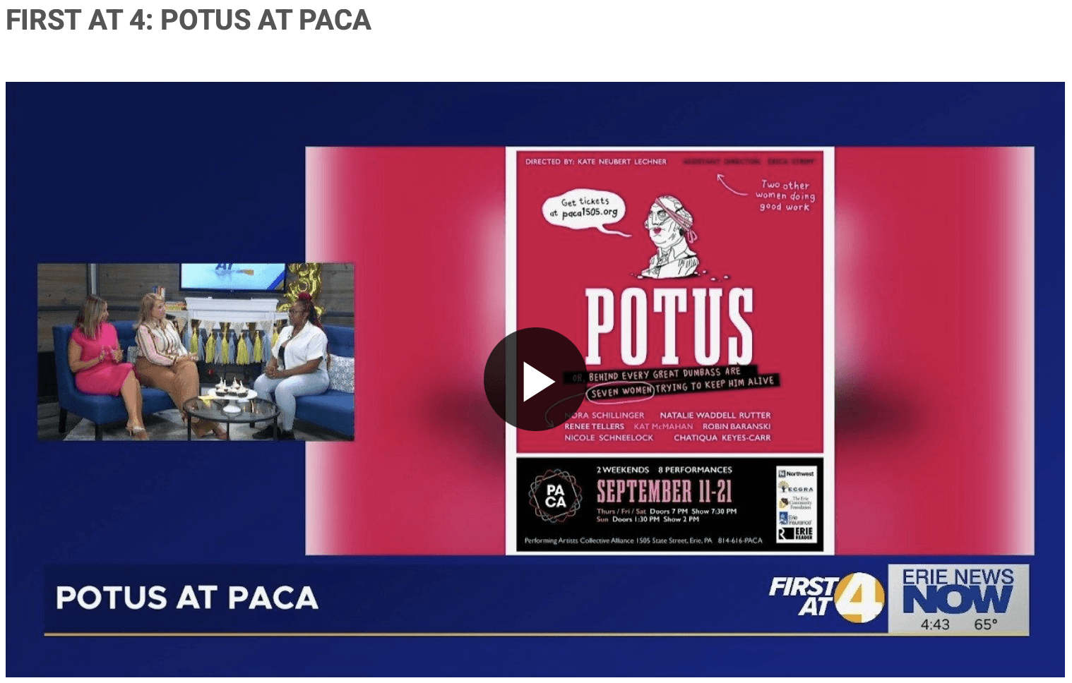 POTUS at PACA