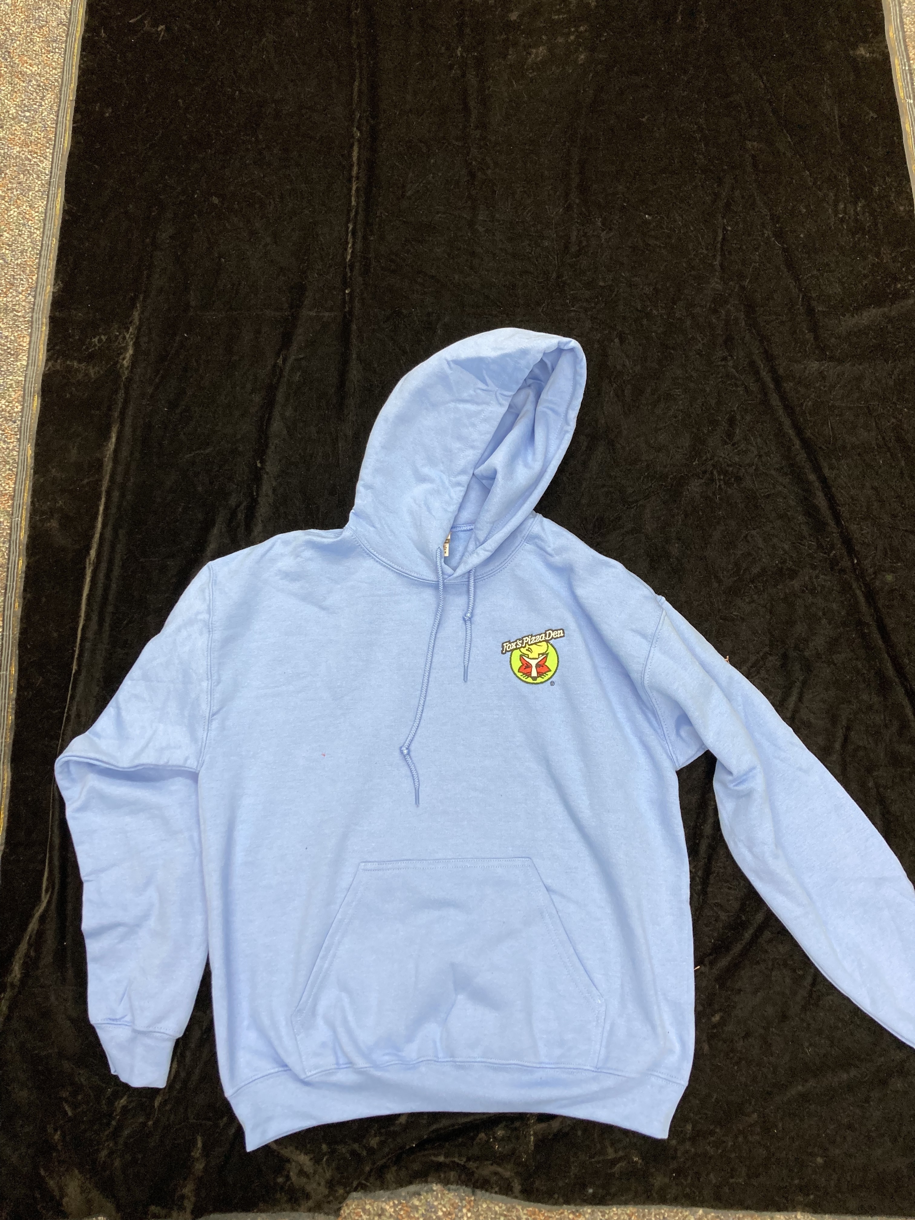 SALE Fox's Logo - Medium Light Blue Hoodie