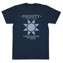 Dignity Star Quilt T-shirt Navy