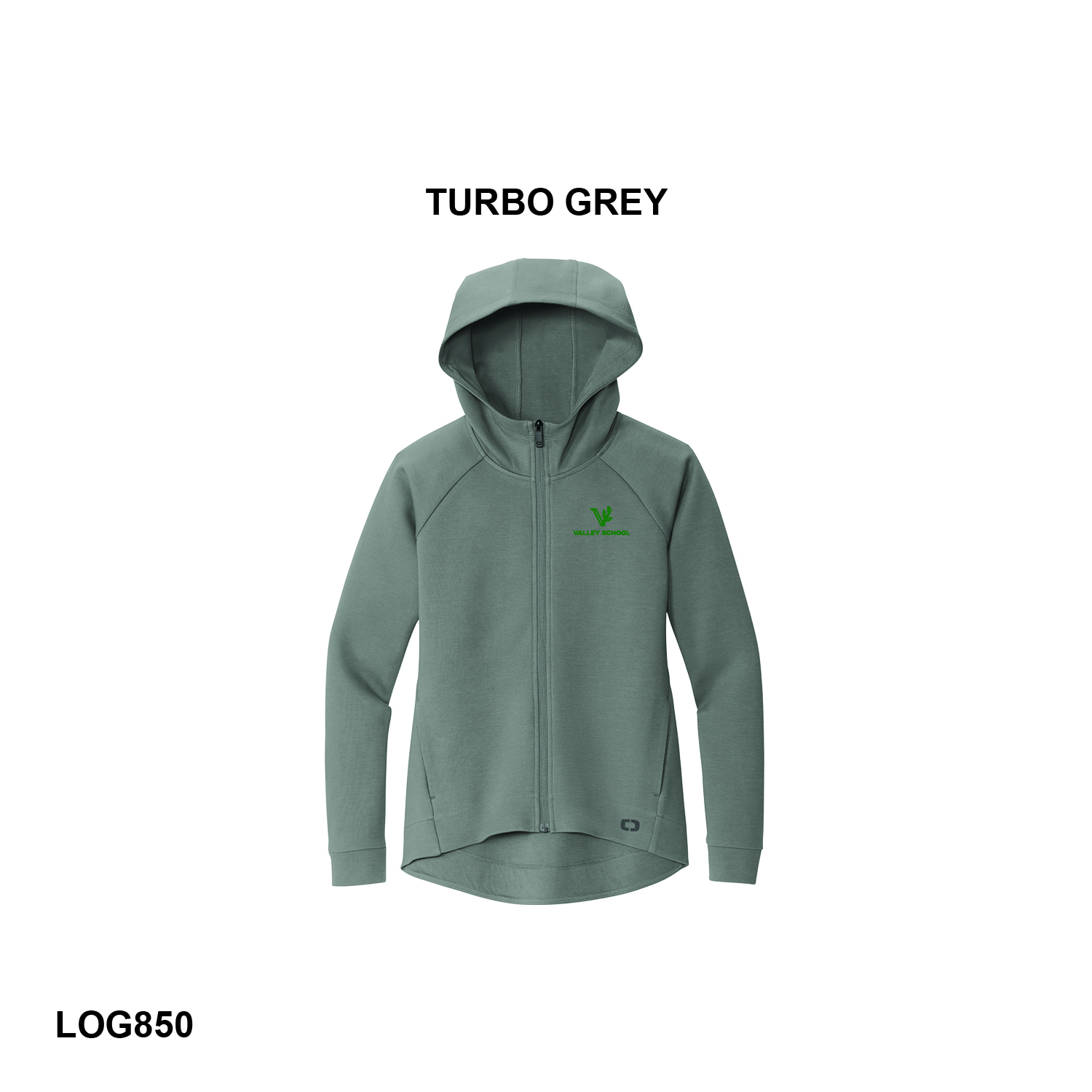 VALLEY SCHOOL WITH V LOGO - OGIO® Women's Bolt Full-Zip Hoodie