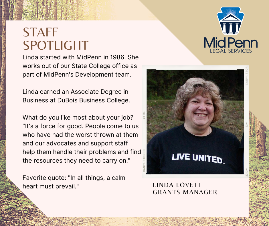 Staff Spotlight: Linda Lovett