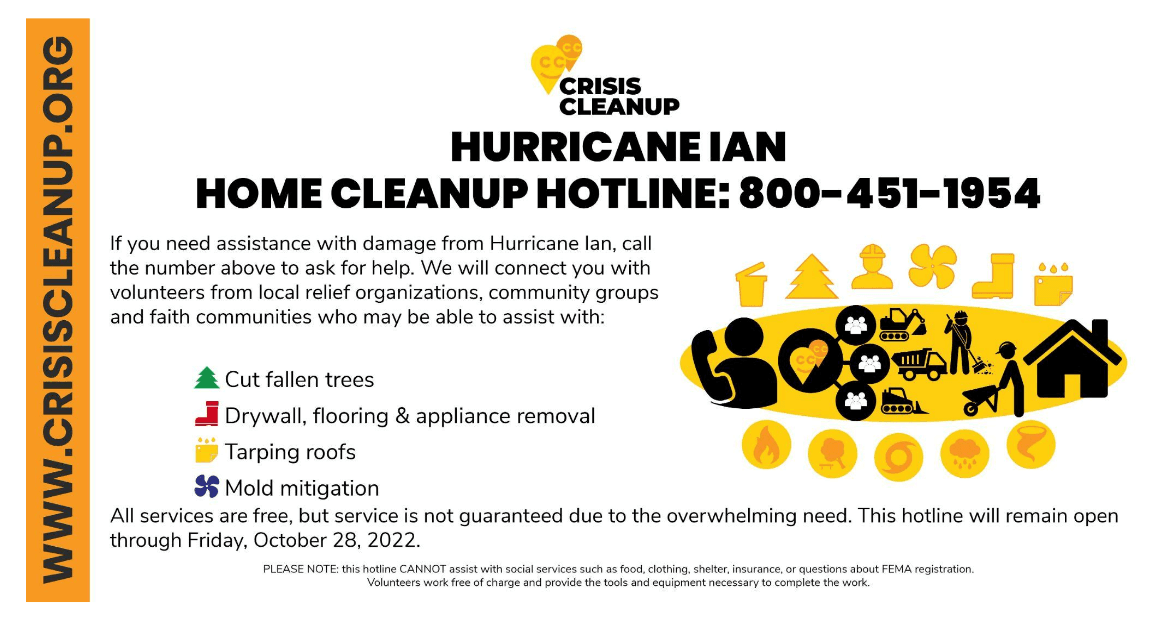 Crisis Cleanup Hotline
