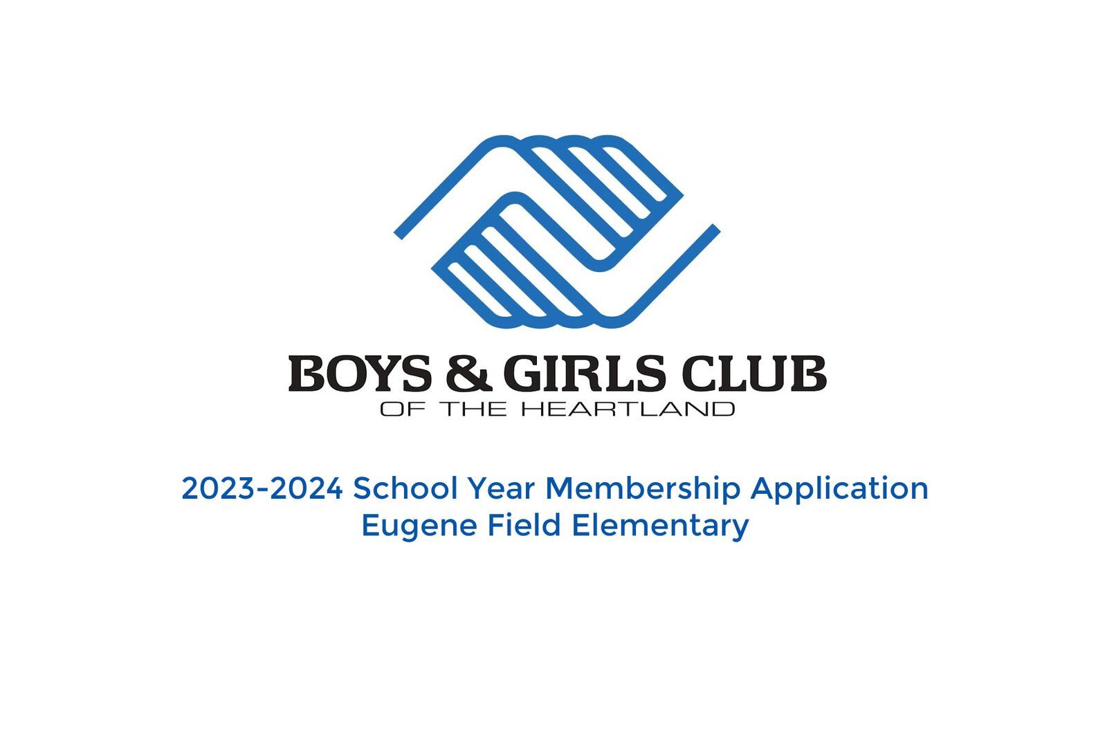 Eugene Field Elementary 20232024 School Year Membership Application