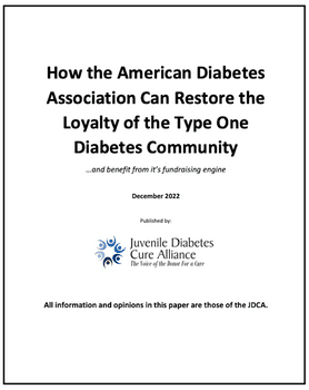 Recommendations for the ADA to do More for a T1D Cure