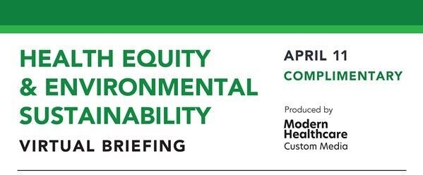 Health Equity & Environmental Sustainability Virtual Briefing banner