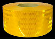 3M - 4"x18" Yellow Reflective Conspicuity Roll (FRA Approved) - PER ROLL