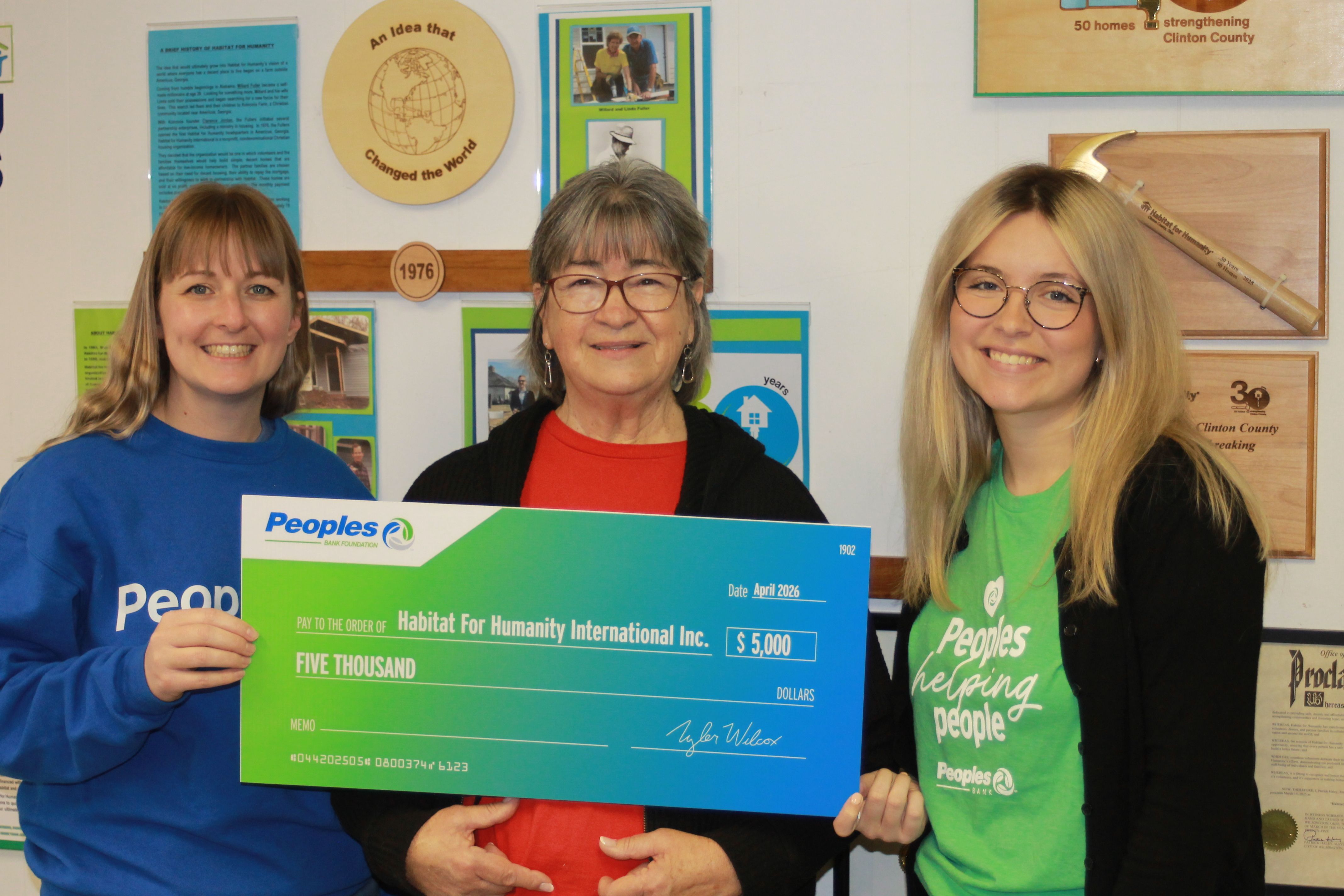 Peoples Bank Foundation grant