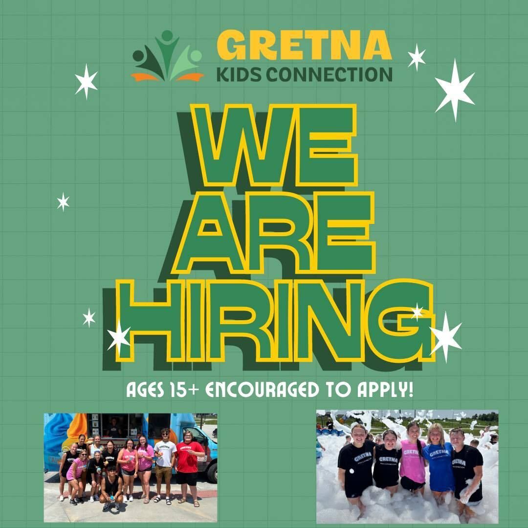 Gretna Kids Connection is Hiring!