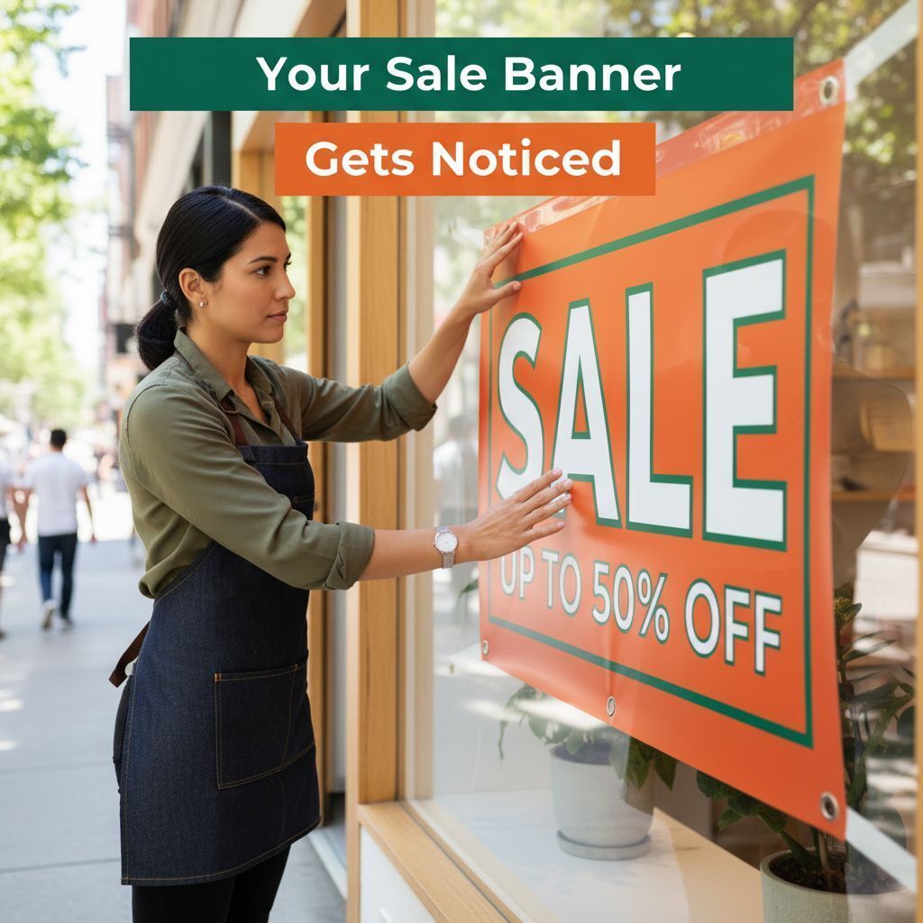 Sale Banners That Work: Driving Foot Traffic for Boca Raton Businesses