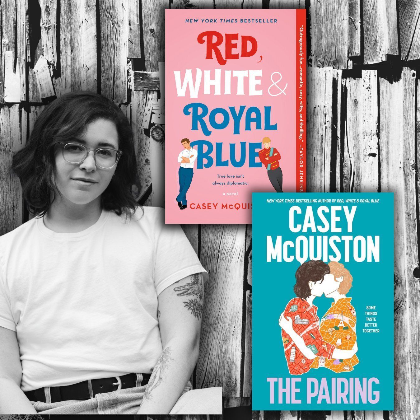 New York Times Bestseller Red, White, & Royal Blue - True love isn't always diplomatic - a novel by Casey McQuiston; New York Times-bestselling author of Red, White, & Royal Blue, Casey McQuiston, presents The Pairing - some things taste better together.