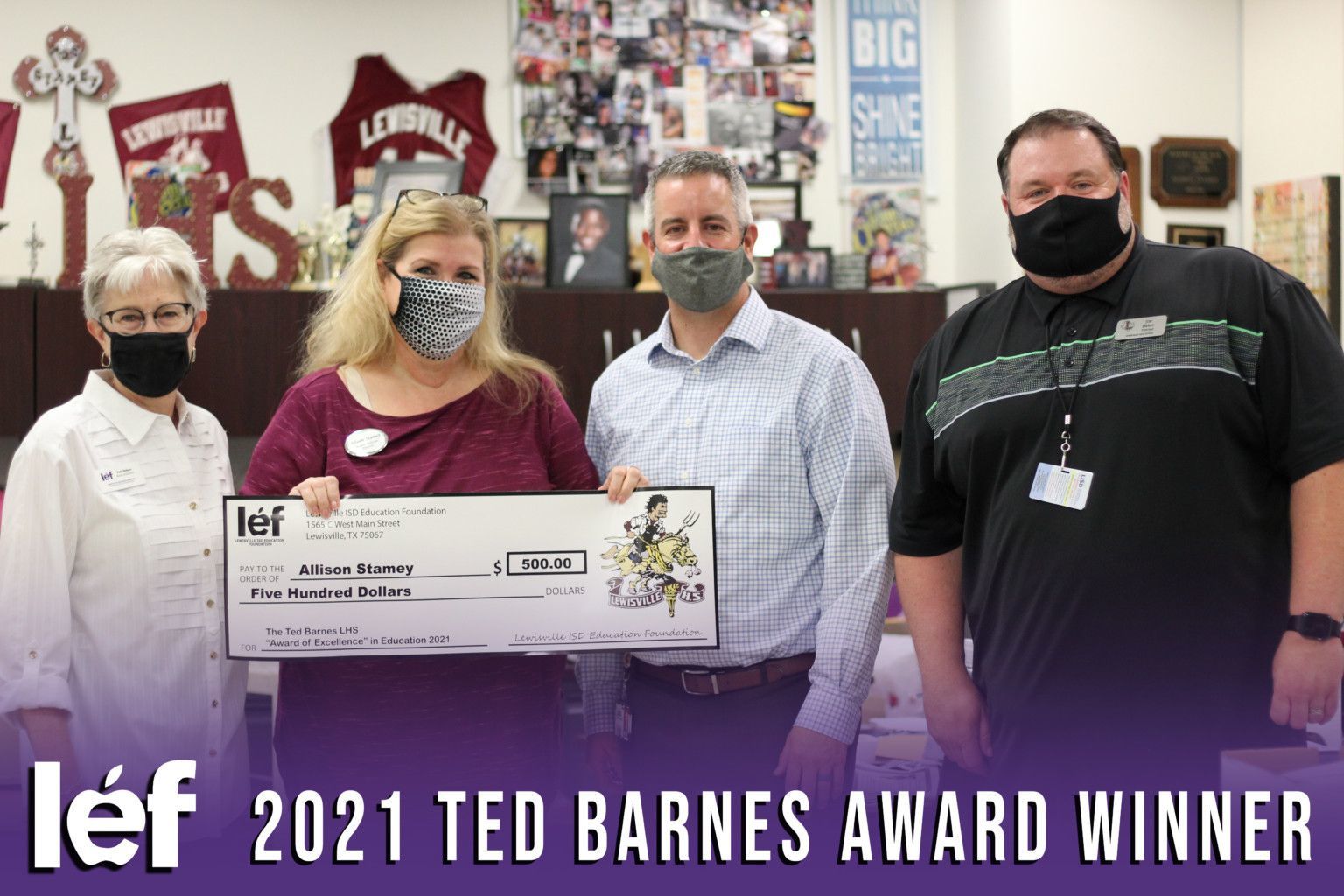 Allison Stamey Named 2021 Ted Barnes Award Winner