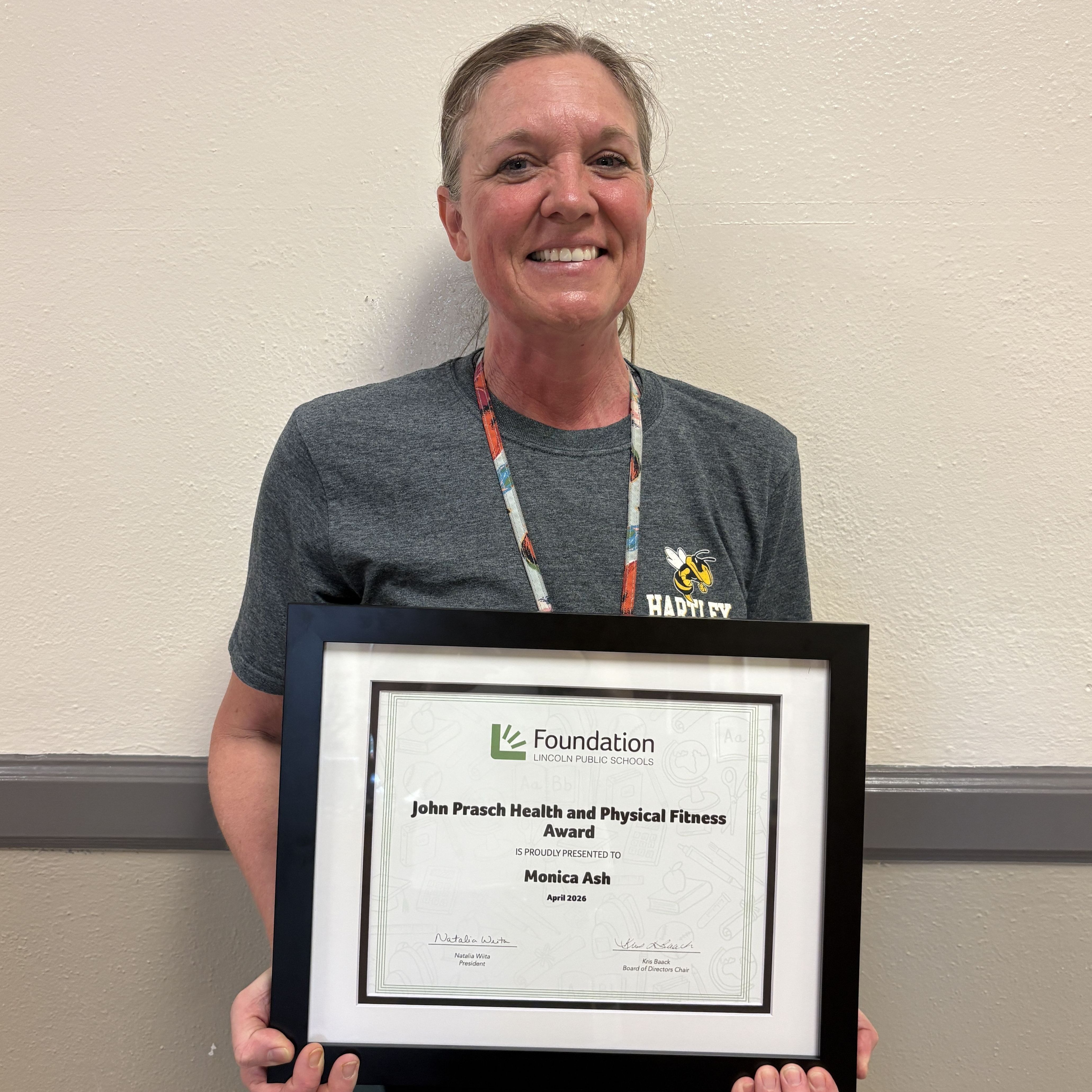 John Prasch Health and Physical Fitness Award 