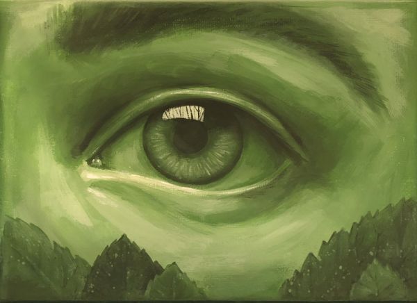 Kazuko Hill Painting