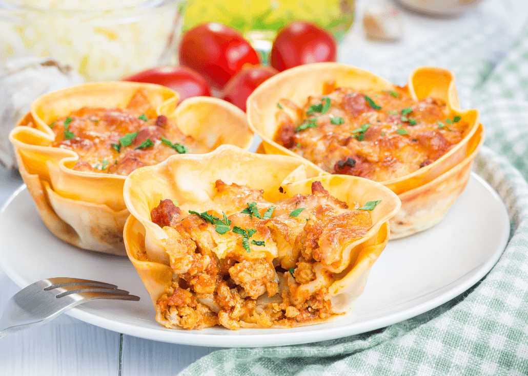 Mini Lasagna Cups