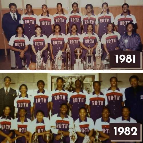 Dayton Roth High School Boys, 1981 & 1982 State Champs