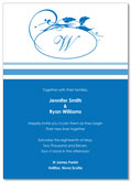 Monogram wedding invitation | Kwik Kopy Design and Print Centre Halifax